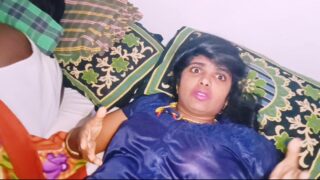 Desi bhabi cheating husband fucking husband’s small stepbrother.telugu dirty talks.